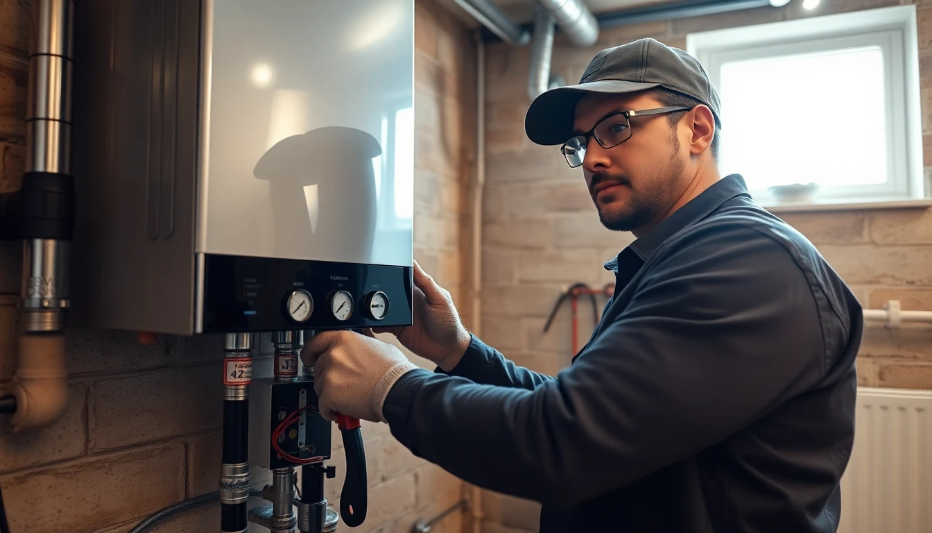 Heating system repair